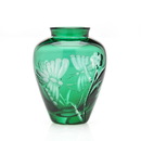 Godinger 3821G Butterfly Vase 3 Green