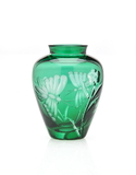 Godinger 3821G Butterfly Vase 3 Green