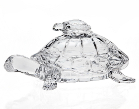 Godinger 4291 Turtle Crystal Box