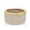 Godinger 61861 Stone Bowl With Gold Edge