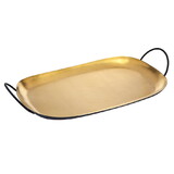 Godinger 64670 Encalmo Textured Black & Gold Serving Tray