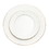 Godinger 70344 Pique Gold Rim Porcelain 18 Piece Dinnerware Set, Service For 6