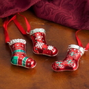 Godinger 7157 Stocking Ornaments-S/3 Hanging