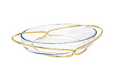 Godinger 84350 Infinity Gld - 4qt Oval Glass