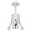 Godinger 84418 Monkey Head Corkscrew