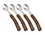 Godinger 9153 Set 4 Spoons Brown Horn, Price/set