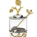 Godinger 94981 Leaf Jam Jar With Spoon