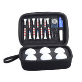 GOGO Golf Storage Case Portable EVA Organizer Box for 6 Golf Balls Accessories Black
