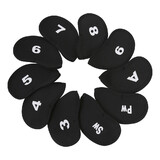 GOGO 10pcs Set Neoprene Iron Headcover Set with Large No for All Brands Callaway Ping Taylormade Cobra Etc