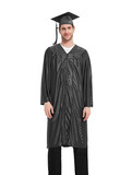 TOPTIE Unisex Graduation Set Gown Cap Tassel 2025 for High School and Bachelor Graduation Robe