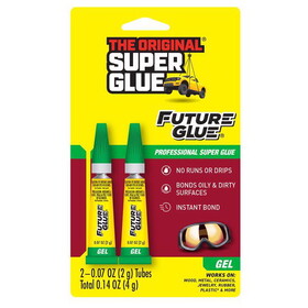 The Original Super Glue 11710114 Future Glue Super Strength Clear All Purpose Super Glue 2 pk