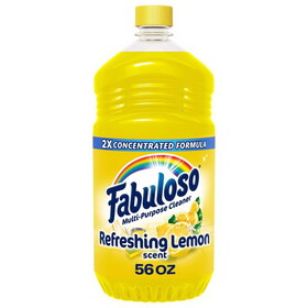 Fabuloso MX06157A Lemon Scent All Purpose Cleaner Liquid 56 oz