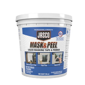 JASCO QJMS300 Mask & Peel 1 qt L White Super Strength Liquid Masking Tape 1 pk
