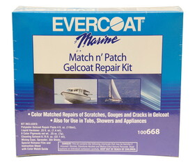 Evercoat 100668 Match N Patch Gel Coat Repair Kit