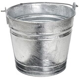 Behrens 1214 Hot Dipped 14 qt Galvanized Pail Gray