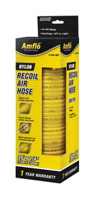 Amflo AMFL425ERET 25 ft. L X 1/4 in. D Nylon Recoil Air Hose 200 psi Yellow