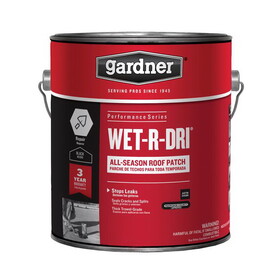 Gardner 0378-GA Gloss Black Patching Cement All-Weather Roof Cement 29 oz