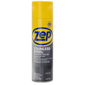 Zep ZUSSTL14 No Scent Stainless Steel Polish 14 oz Spray