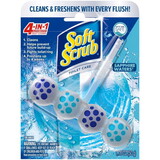 Soft Scrub 1734778 4-in-1 Toilet Care Sapphire Waters Scent Toilet Bowl Cleaner 1.76 oz Tablet
