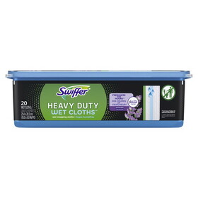 Swiffer 80374073 Sweeper 5.4 in. Wet Microfiber Mop Refill Pad 20 pk