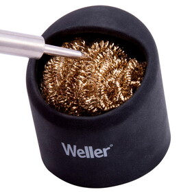 Weller WLACCBSH-02 Tip Cleaning Brass Sponge Soldering Tip Cleaner with Holder 2 pc