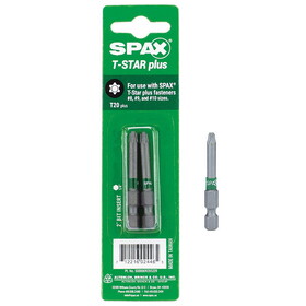 Spax 5000009285209 T-Star Plus T20 X 2 in. L Driver Bit Steel 2 pk