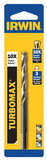 IRWIN 73318ZRIrwin Turbomax 9/32 in. X 4-1/4 in. L High Speed Steel Drill Bit Straight Shank 1 pc