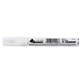 C.H. HANSON 10298 El Marko White Valve Tip Paint Marker 1 pk