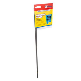 C.H. HANSON 15068 15 in. Blue Marking Flags Polyvinyl 10 pk