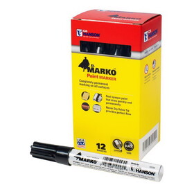 C.H. HANSON 10295 Black Valve Tip Paint Marker 1 pk