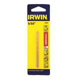 IRWIN 63909Irwin 9/64 in. X 2-7/8 in. L High Speed Steel Drill Bit Straight Shank 1 pc