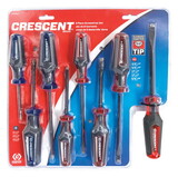 Crescent CGPS8PCSET Diamond Coated Screwdriver Set 8 pc