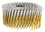 Metabo HPT 13352HPT 2-1/4 in. L X 16 Ga. Wire Coil Stainless Steel Siding Nails 15 deg 900 pk