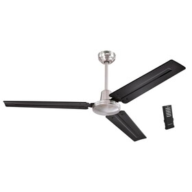 Westinghouse 7238348 Jax 56 in. Brushed Nickel Black Indoor Ceiling Fan