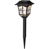 Living Accents GLE70447 Black Solar Powered 0.06 W LED Pathway Light 1 pk
