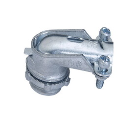 Sigma Engineered Solutions 49806 ProConnex 3/4 in. D Die-Cast Zinc 90 Degree Squeeze Connector For AC, MC