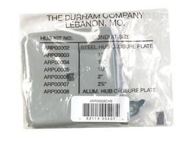 Eaton ARP00002CHB Bolt-On Small in. Hub Closure Plate For Meter Socket