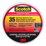 3M 10810-DL-2W Scotch 3/4 in. W X 66 ft. L Red Vinyl Electrical Tape