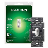 Lutron TGCL-153PH-WH Toggler White 150 W 3-Way Dimmer Switch 1 pk