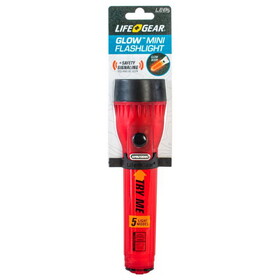 Life + Gear LG124 Glow 8 lm Red LED Flashlight LR44 Battery