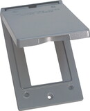 Sigma Engineered Solutions 14248 Rectangle Die-Cast Metal 1 gang 4.57 in. H X 2.83 in. W Vertical GFCI Cov