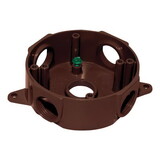 Sigma Engineered Solutions 143854BR New Work 16 cu in Round Die-Cast Metal Weatherproof Box Bronze