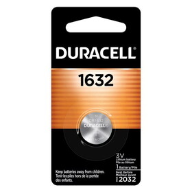 DURACELL DL1632BPK Lithium Coin 1632 3 V 137 mAh Medical Battery 1 pk