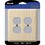 Amerelle 401DD Contemporary Unfinished Beige 2 gang Ash Wood Duplex Wall Plate 1 pk