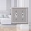 Amerelle 149TTBN Chelsea Brushed Nickel 2 gang Stamped Steel Toggle Wall Plate 1 pk