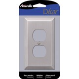 Amerelle 163DBN Century Brushed Nickel 1 gang Stamped Steel Duplex Wall Plate 1 pk