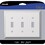 Amerelle 161TTT Century Polished Chrome 3 gang Stamped Steel Toggle Wall Plate 1 pk