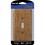 Amerelle 901T Contemporary Medium Brown 1 gang Oak Wood Toggle Wall Plate 1 pk