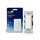 LEVITON DSL06-1LM Decora Multicolored 600 W Rocker Dimmer Switch 1 pk