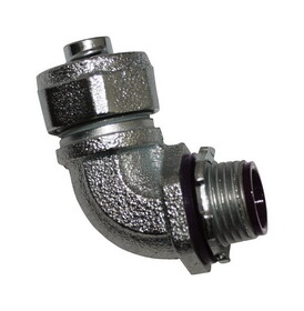 Sigma Engineered Solutions 45765 ProConnex 1 in. D Zinc-Plated Iron 90 Degree Connector For Liquid Tight 1